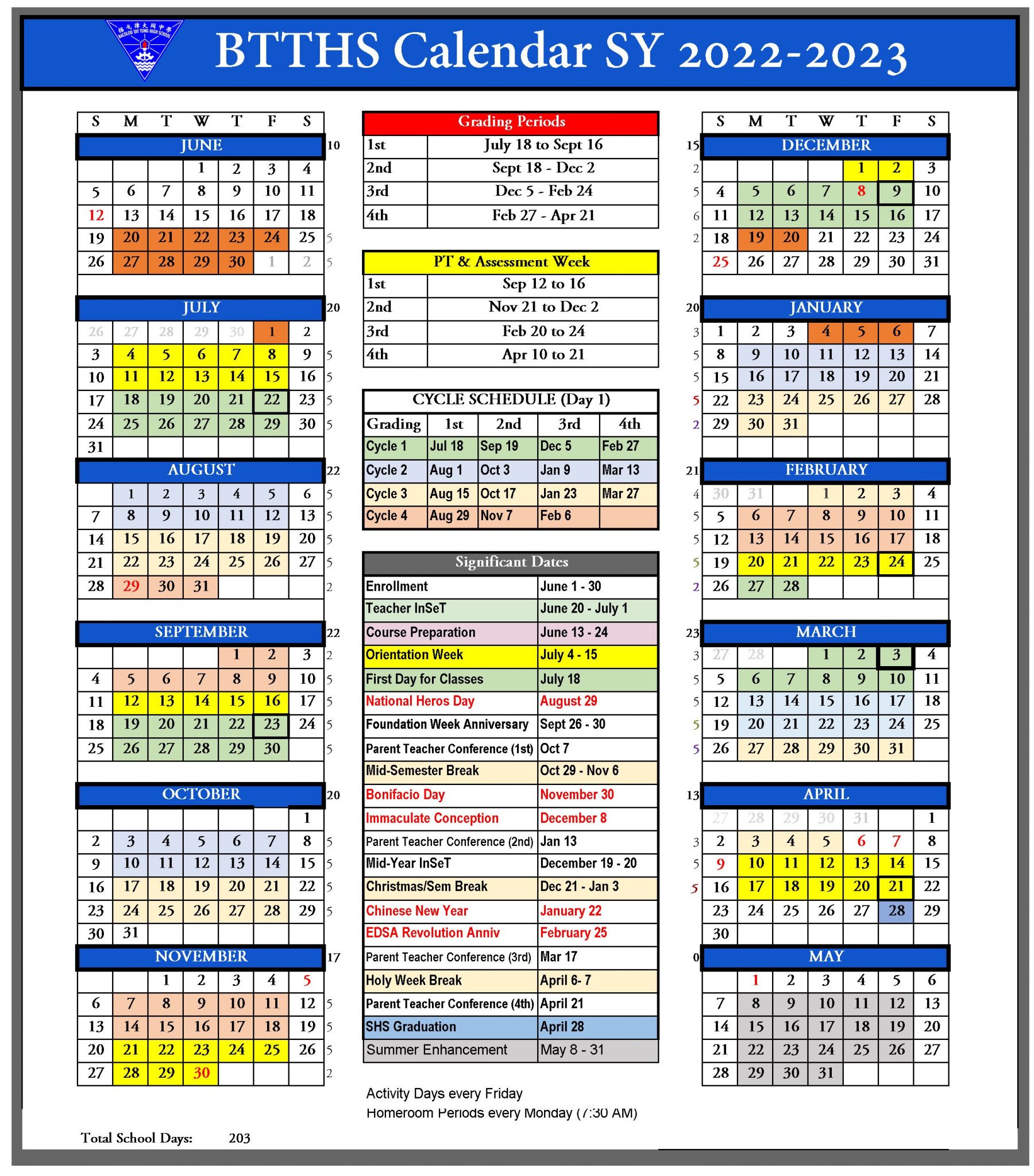Sco Academic Calendar Customize and Print